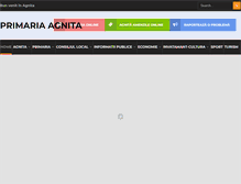 Tablet Screenshot of primaria-agnita.ro